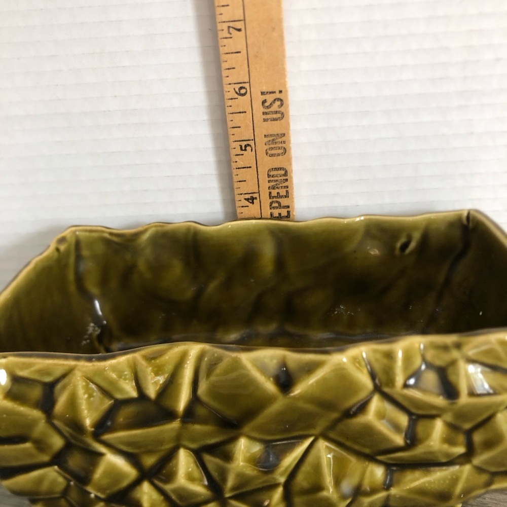 Vtg MCM Mc Coy Pottery Cubist Planter - Picture 14 of 16
